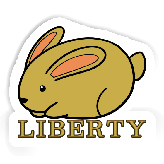 Liberty Autocollant Lapin Laptop Liberty Autocollant Lapin Laptop Image