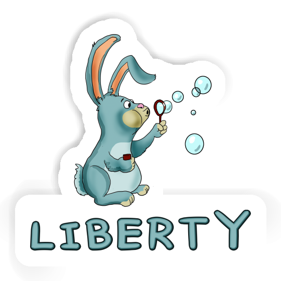 Autocollant Lapin Liberty Autocollant Lapin Liberty Image