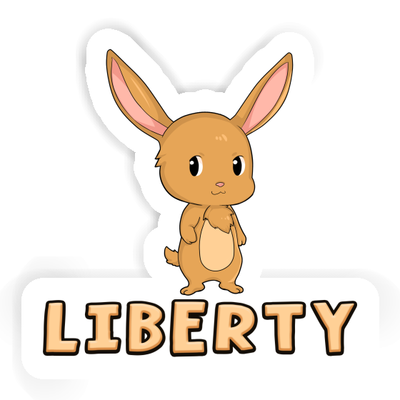Liberty Aufkleber Hase Notebook Liberty Aufkleber Hase Gift package Image