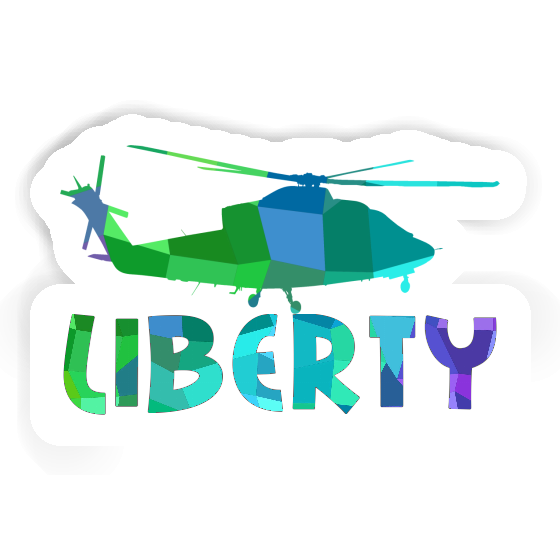Autocollant Hélicoptère Liberty Notebook Autocollant Hélicoptère Liberty Gift package Image