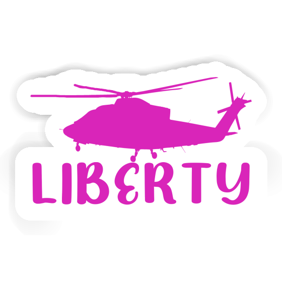 Hélicoptère Autocollant Liberty Laptop Hélicoptère Autocollant Liberty Laptop Image