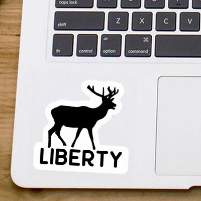 Liberty Sticker Deer Laptop Liberty Sticker Deer Laptop Image