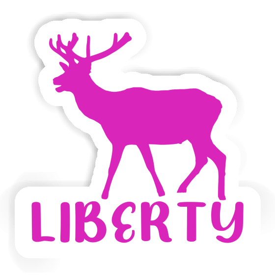 Cerf Autocollant Liberty Notebook Cerf Autocollant Liberty Gift package Image