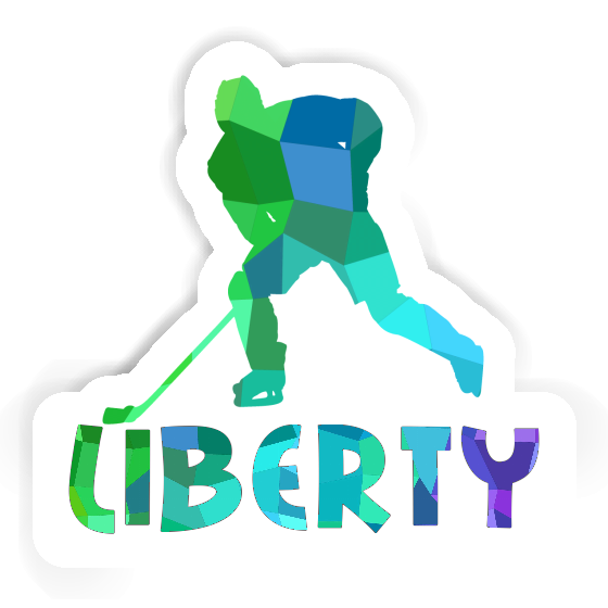 Sticker Liberty Eishockeyspieler Sticker Liberty Eishockeyspieler Image