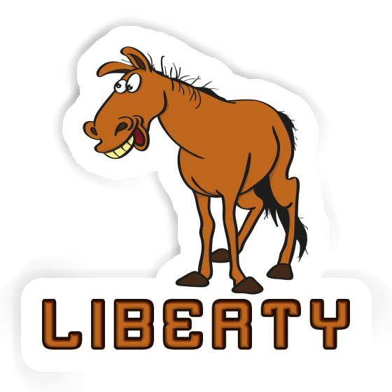 Horse Sticker Liberty Laptop Horse Sticker Liberty Laptop Image