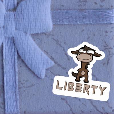 Sticker Liberty Standing Horse Notebook Sticker Liberty Standing Horse Gift package Image