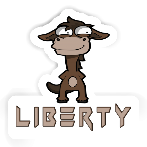 Sticker Liberty Standing Horse Notebook Sticker Liberty Standing Horse Notebook Image