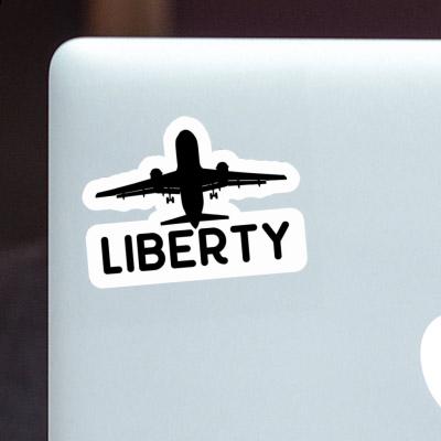 Autocollant Liberty Jumbo-Jet Notebook Autocollant Liberty Jumbo-Jet Gift package Image