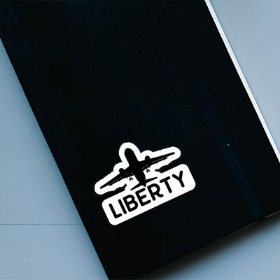 Autocollant Liberty Jumbo-Jet Notebook Autocollant Liberty Jumbo-Jet Gift package Image