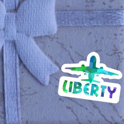 Jumbo-Jet Autocollant Liberty Notebook Image