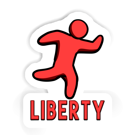 Sticker Liberty Jogger Notebook Sticker Liberty Jogger Gift package Image
