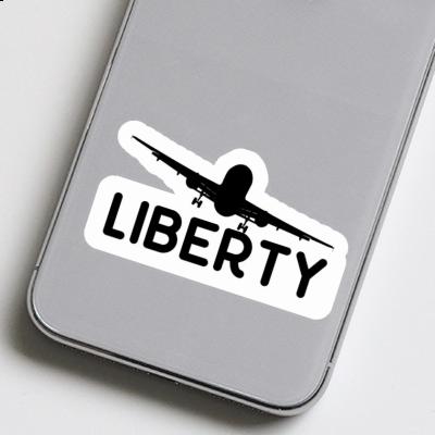 Autocollant Liberty Avion Notebook Autocollant Liberty Avion Gift package Image