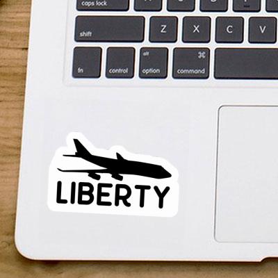 Liberty Autocollant Jumbo-Jet Laptop Liberty Autocollant Jumbo-Jet Laptop Image