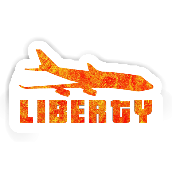 Autocollant Jumbo-Jet Liberty Image