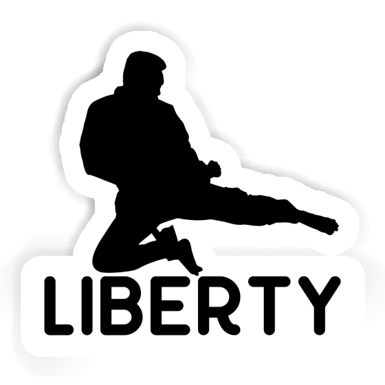 Sticker Liberty Karateka Notebook Sticker Liberty Karateka Gift package Image