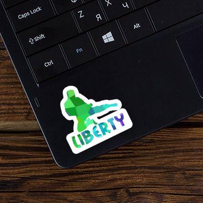 Autocollant Karatéka Liberty Laptop Image