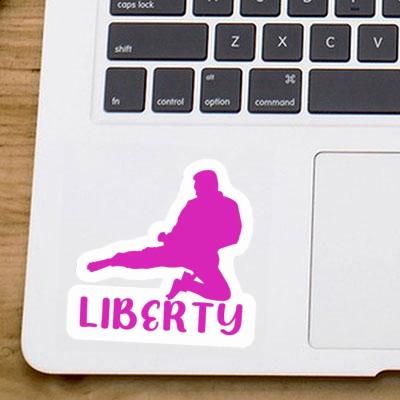 Karateka Sticker Liberty Notebook Karateka Sticker Liberty Notebook Image