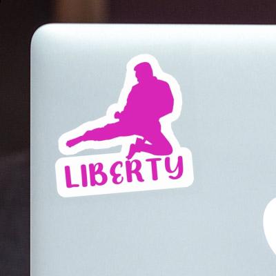 Karateka Sticker Liberty Gift package Image