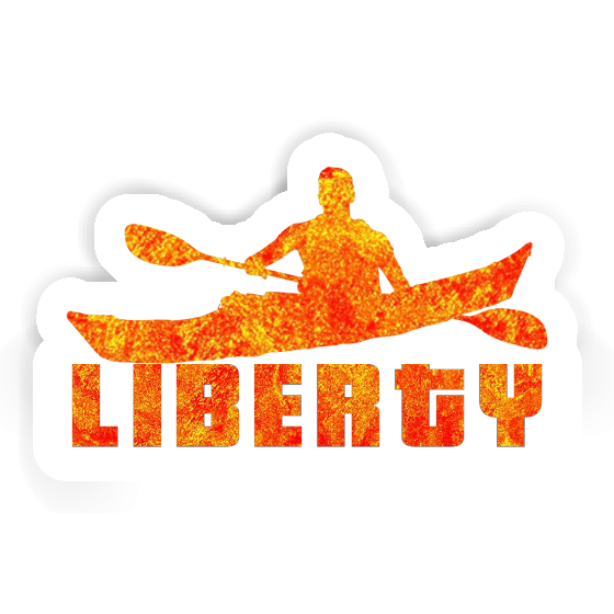 Aufkleber Kajakfahrer Liberty Notebook Aufkleber Kajakfahrer Liberty Gift package Image