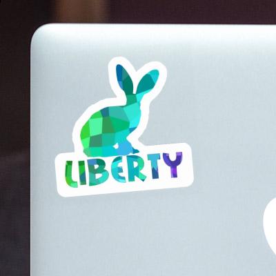 Liberty Autocollant Lapin Notebook Liberty Autocollant Lapin Gift package Image