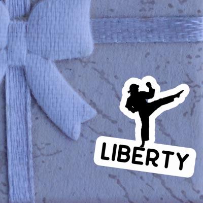 Karateka Aufkleber Liberty Karateka Aufkleber Liberty Image