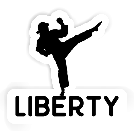 Karateka Aufkleber Liberty Laptop Karateka Aufkleber Liberty Laptop Image