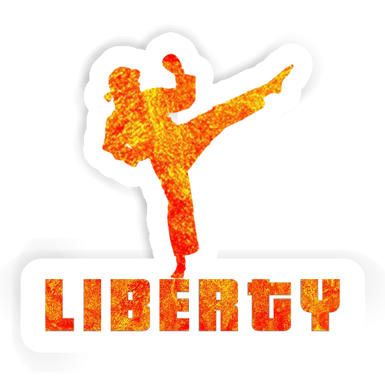 Sticker Liberty Karateka Sticker Liberty Karateka Image