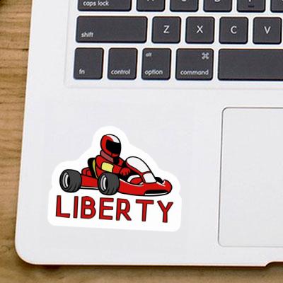 Kart Driver Sticker Liberty Notebook Kart Driver Sticker Liberty Notebook Image