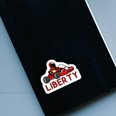 Kart Driver Sticker Liberty Notebook Kart Driver Sticker Liberty Gift package Image