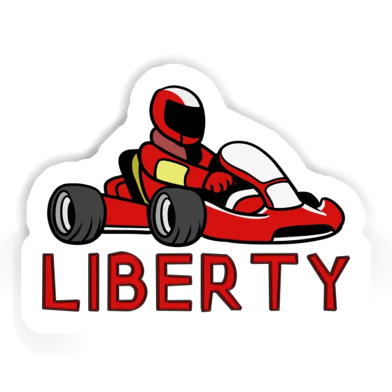 Kart Driver Sticker Liberty Kart Driver Sticker Liberty Image