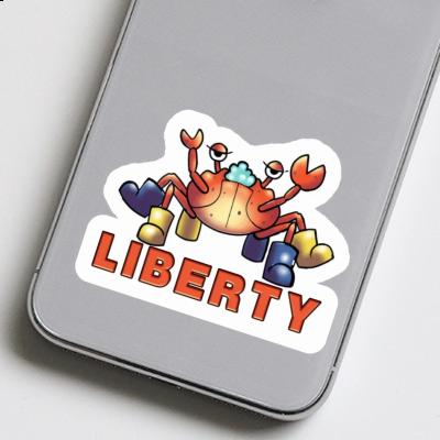 Liberty Sticker Crab Notebook Liberty Sticker Crab Gift package Image