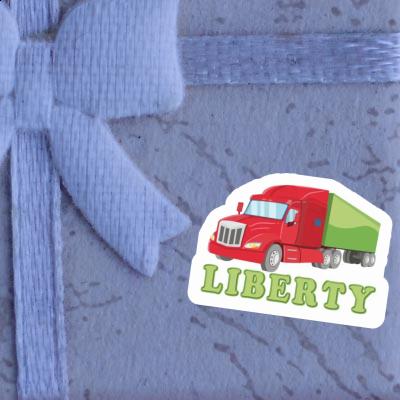 Liberty Sticker Articulated lorry Notebook Liberty Sticker Articulated lorry Gift package Image
