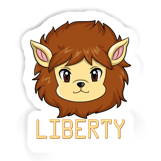 Liberty Autocollant Tête de lion Notebook Liberty Autocollant Tête de lion Gift package Image