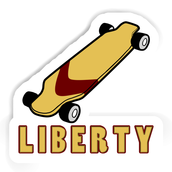 Aufkleber Liberty Longboard Notebook Aufkleber Liberty Longboard Gift package Image