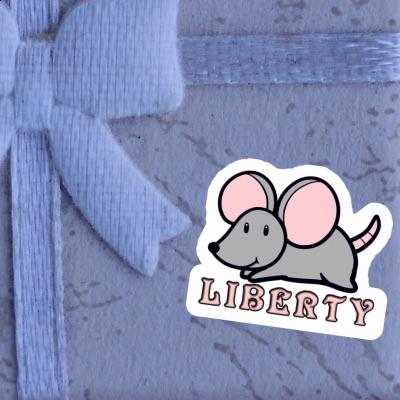 Souris Autocollant Liberty Notebook Image