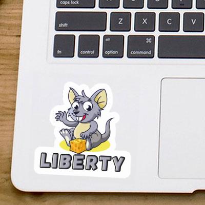 Autocollant Souris Liberty Laptop Autocollant Souris Liberty Laptop Image