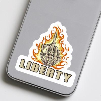 Aufkleber Mittelfinger Liberty Gift package Image