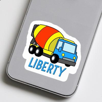 Autocollant Liberty Camion malaxeur Laptop Autocollant Liberty Camion malaxeur Laptop Image