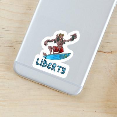 Autocollant Liberty Surfeur Notebook Autocollant Liberty Surfeur Notebook Image
