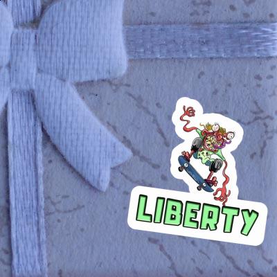 Autocollant Patineur Liberty Notebook Autocollant Patineur Liberty Gift package Image