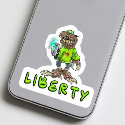Sticker Liberty Sprayer Notebook Sticker Liberty Sprayer Gift package Image