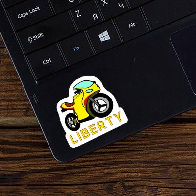 Moto Autocollant Liberty Laptop Moto Autocollant Liberty Laptop Image