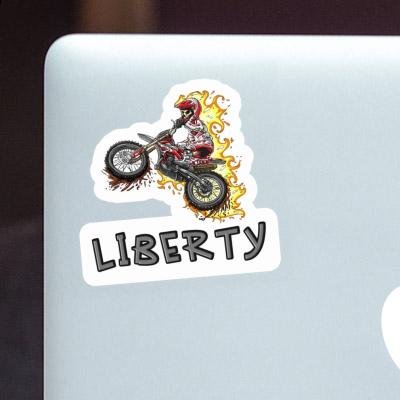 Autocollant Motocrosser Liberty Notebook Autocollant Motocrosser Liberty Notebook Image