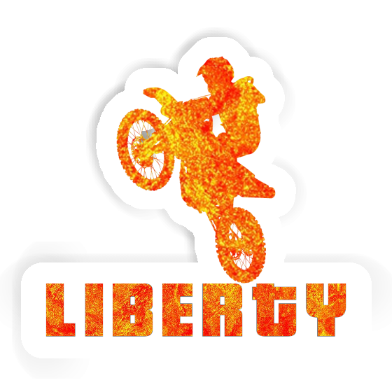 Liberty Aufkleber Motocross-Fahrer Image