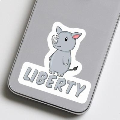 Aufkleber Liberty Rhinozeros Laptop Aufkleber Liberty Rhinozeros Laptop Image