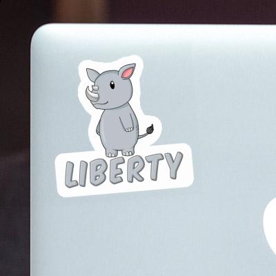 Aufkleber Liberty Rhinozeros Laptop Aufkleber Liberty Rhinozeros Laptop Image