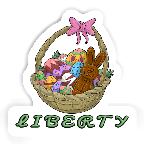 Autocollant Liberty Nid de Pâques Notebook Autocollant Liberty Nid de Pâques Gift package Image