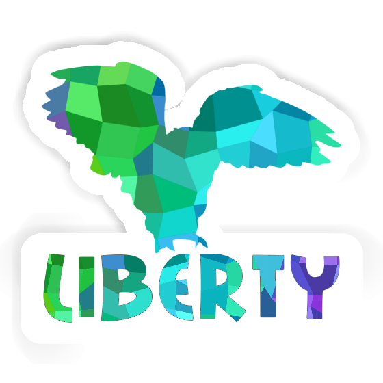 Autocollant Hibou Liberty Gift package Image