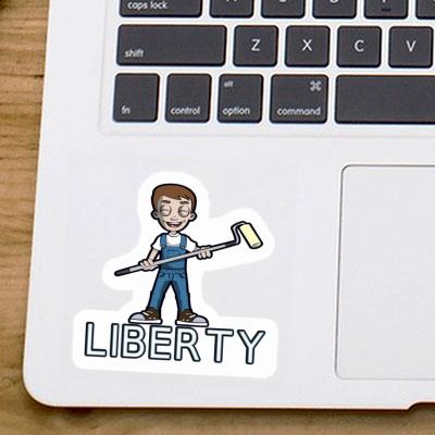Autocollant Peintre Liberty Notebook Autocollant Peintre Liberty Notebook Image
