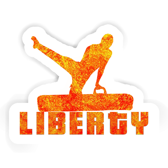 Autocollant Liberty Gymnaste Notebook Image
